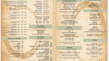 Mr. B's menu