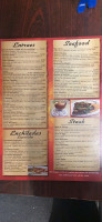 Los Tres Amigos menu