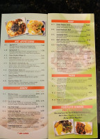 Zen House Chinese menu