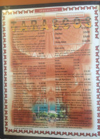 Tarascos menu