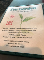 Tea Garden food