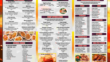 Dragon Wok Fine Chinese menu