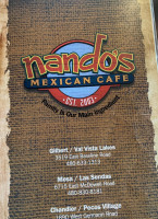 Nando's Mexican Cafe food