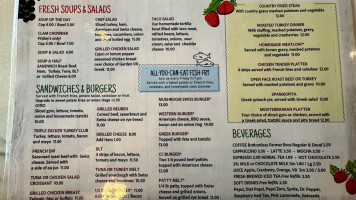 Wild Berry Diner menu