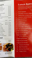 Dragon City Chinese menu