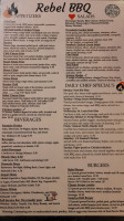 Rebel Bbq menu