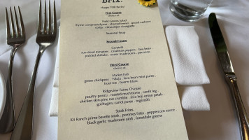 Brix menu