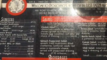 Pogolinos Desoto menu