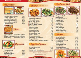 Yan's Chinese Food menu