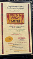 Poco Moms Cantina menu