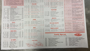 K-wok Inc menu