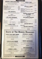 Harlow's Cafe menu