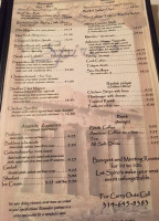 Spiro's Restaurant menu