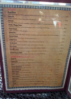 Sinbad's menu