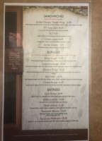 Mt Athos Cafe menu