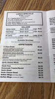 Bommaritos Pizzeria menu