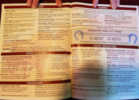 Horseshoe Lounge menu