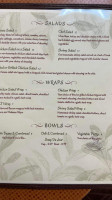 Dogwood Cafe menu