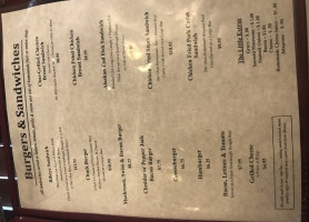 Chuck Steakhouse menu