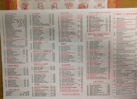 Ting-jiang Chinese Food menu