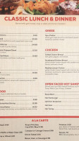 Campus Cafe menu