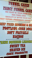 Eureka Springs Funnel Cake Factory menu