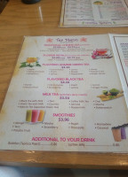 Teariffic Cafe menu