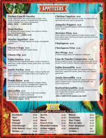 La Casa De Pancho menu