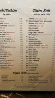 Asiana Cafe menu