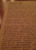 Mikkeller menu