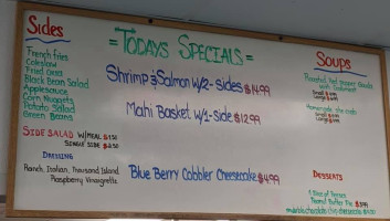 Frog Island Seafood Inc menu