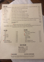 Red Bucket Sugar Shack menu