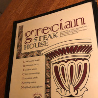 Grecian Steak House menu