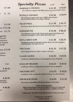 Nauti Dolphin menu