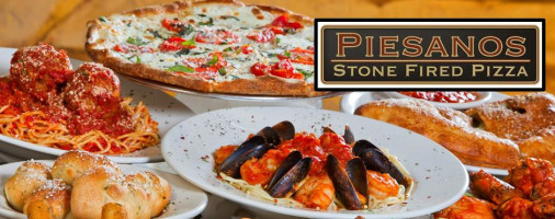 Piesanos Stone Fired Pizza food