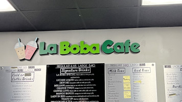 La Boba Cafe menu