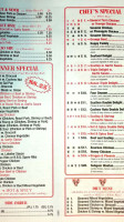 China House menu