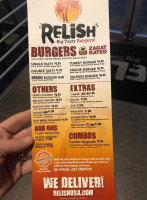 Relish Big Tasty Burgers! food