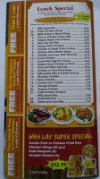 Wah Lay Chinese Take Out inside