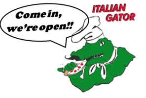 Italian Gator Pizza food