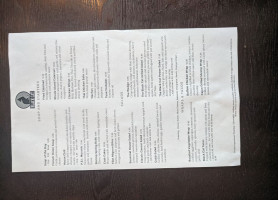 Black Cat Grille menu