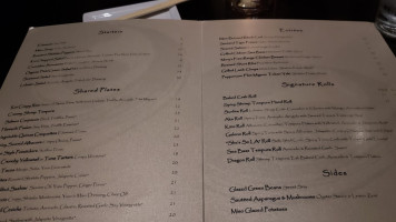 Koi Los Angeles menu