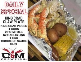 C&m Crawfish menu