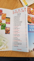 Great Wall Chinese menu