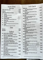 Thai Taste Sushi menu