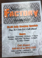 Sandwich Factory food