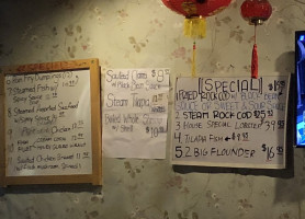 Coral Reef Chinese menu