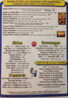 Carol's Cafe menu