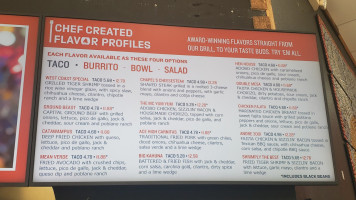 Capital Tacos menu