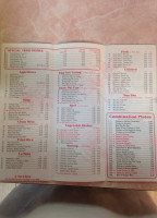 China Chef menu